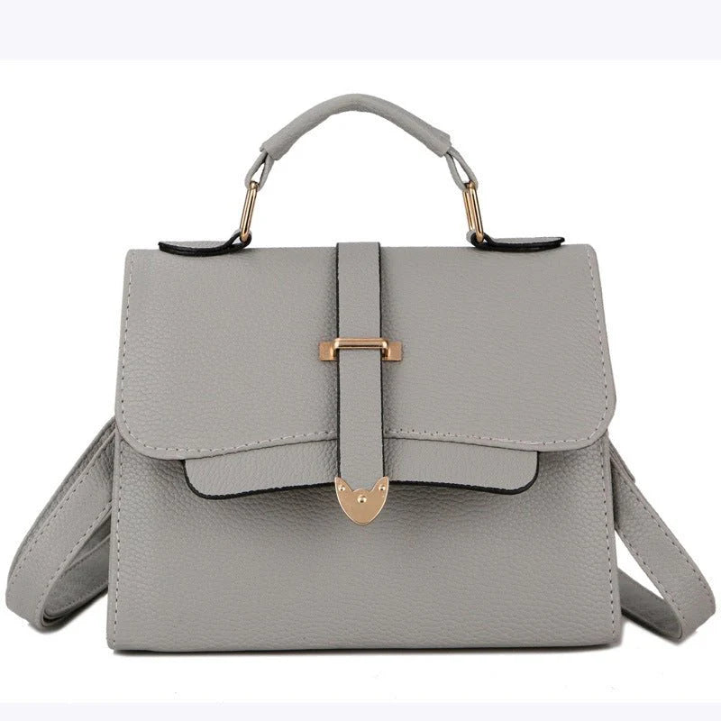 Women's Synthetic Leather Handbag With Handle