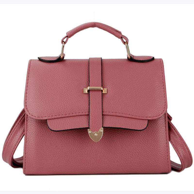 Women's Synthetic Leather Handbag With Handle