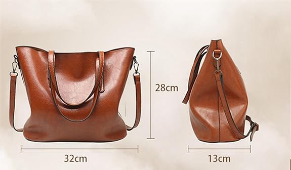 Women's Leather Minimalist Tote Bag