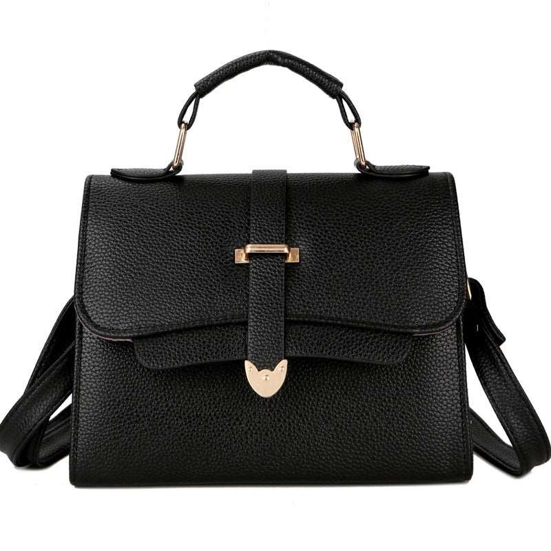 Women's Synthetic Leather Handbag With Handle