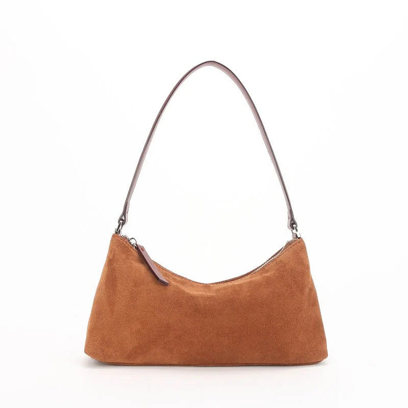 Women's Luxury Suede Underarm Leather Shoulder Handbag