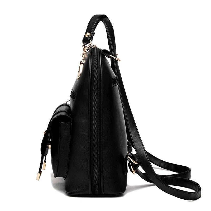 Women's Leather Dual-Use Backpack