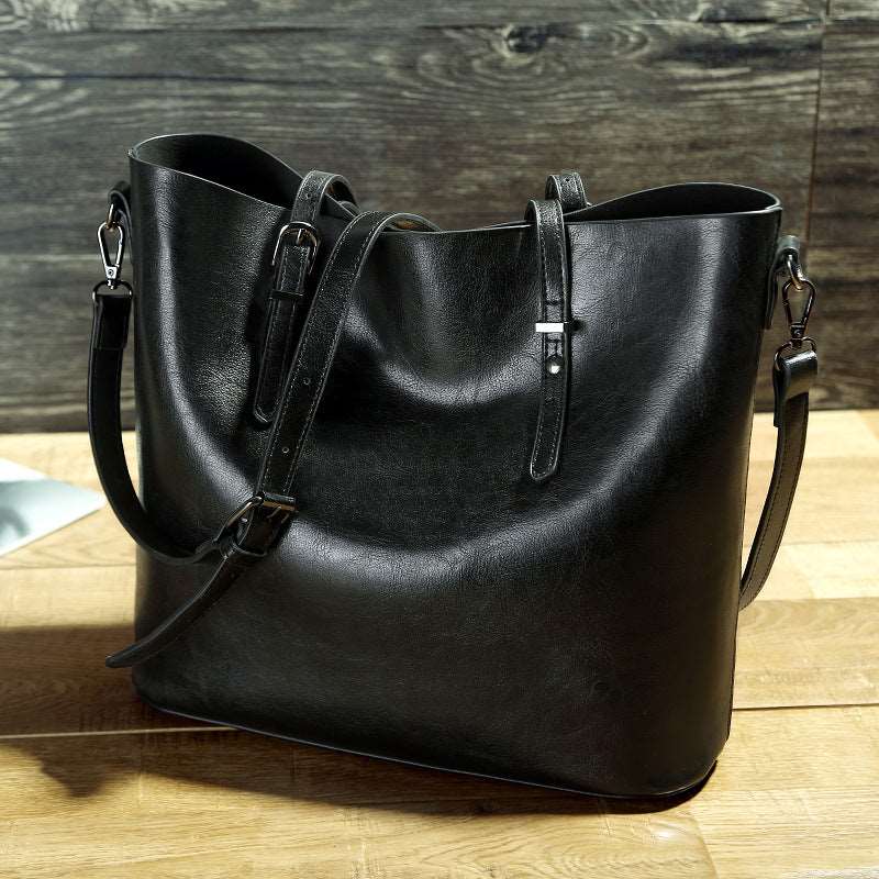 Women's Leather Minimalist Tote Bag