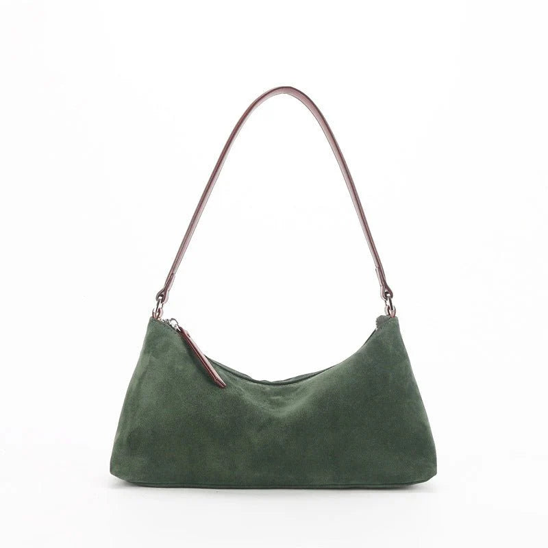 Women's Luxury Suede Underarm Leather Shoulder Handbag