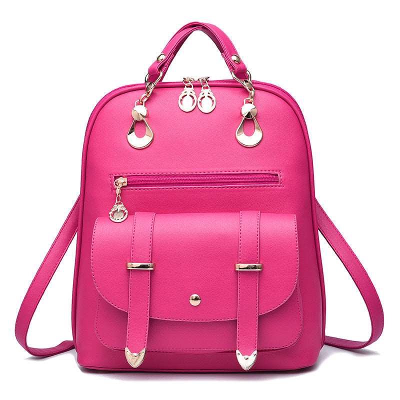 Women's Leather Dual-Use Backpack