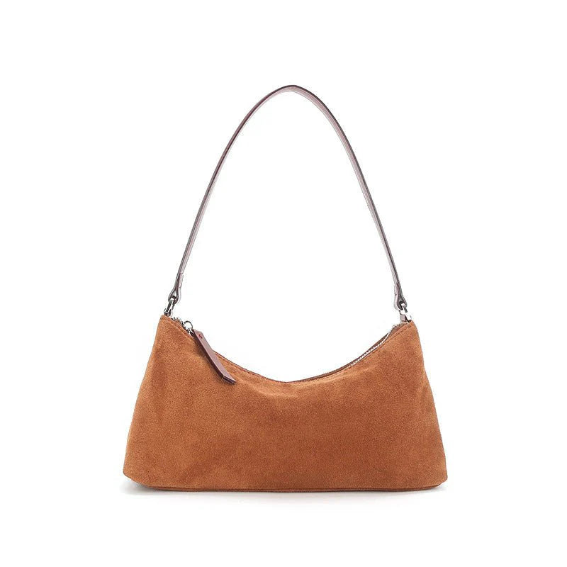 Women's Luxury Suede Underarm Leather Shoulder Handbag